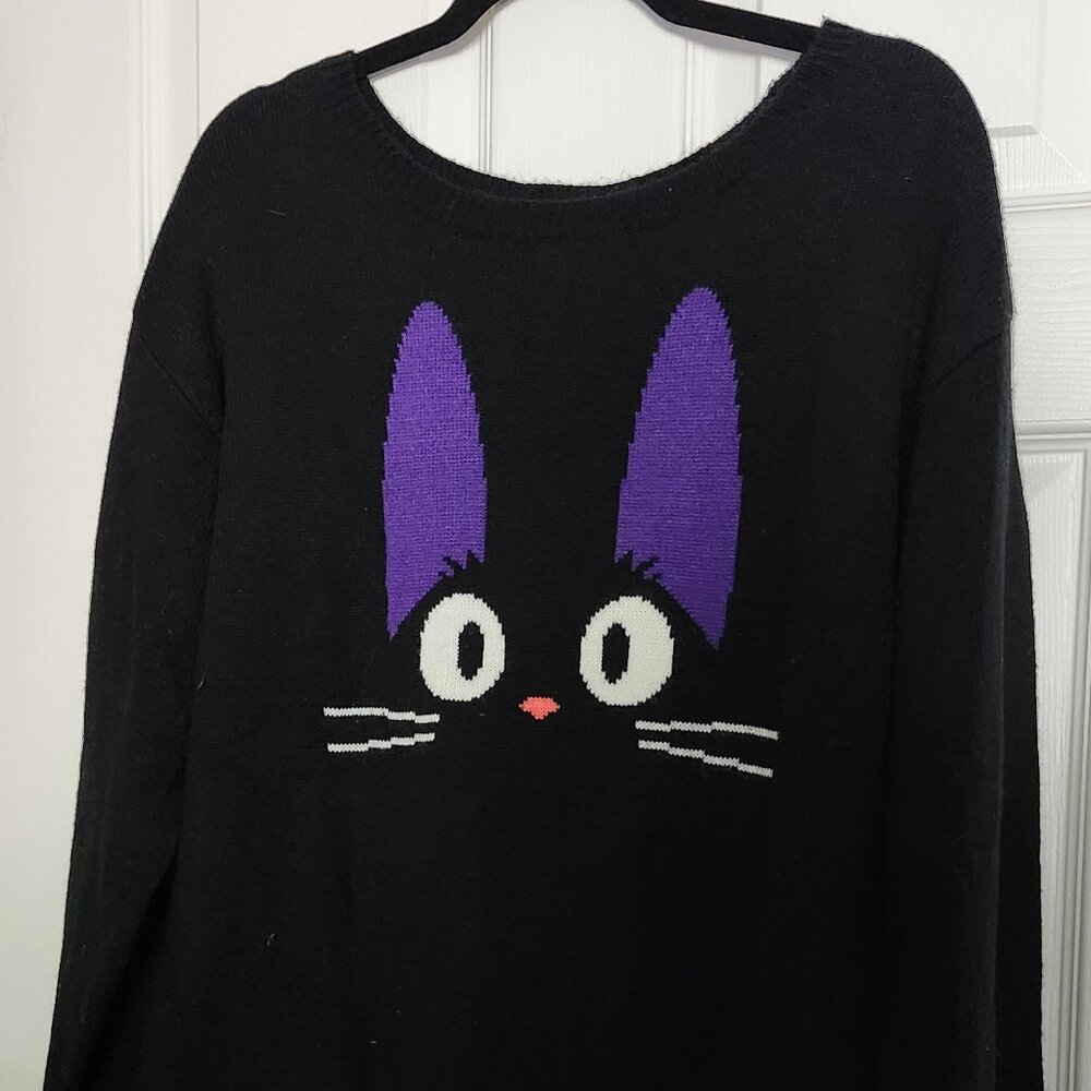 Cute Jiji Studio Ghibli (Kiki's Delivery Service) Sweater